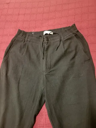 Pantalón Zara Hombre Negro Jogger