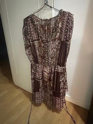 Vestido Zara estampado mujer