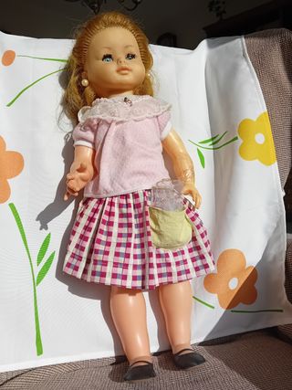 2 Muñecas Antiguas 48cm y 58cm