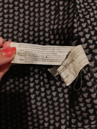 Abrigo Bershka Negro Talla S