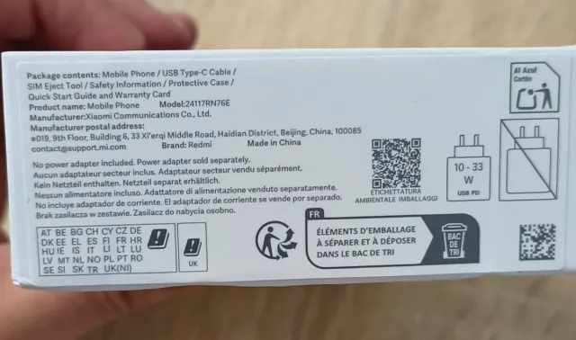 Xiaomi Redmi Note 14 Blu 256GB