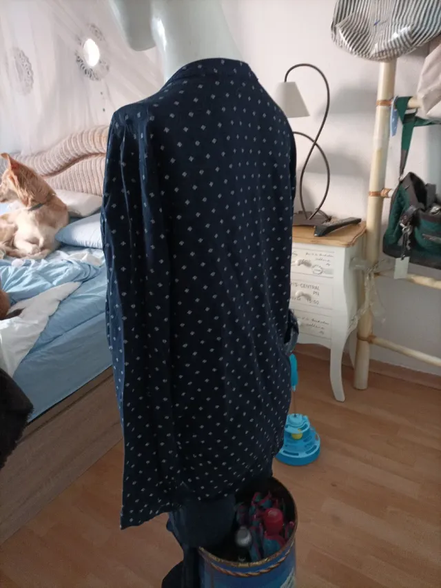 Conjunto Pantalón y Camisa Azul