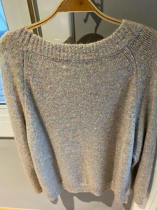 Elegante Jersey largo Brillo Talla XL Sin estrenar