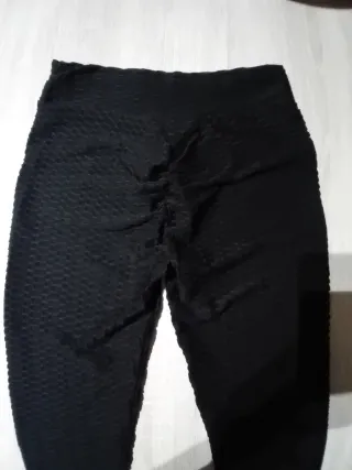 Leggings nido d'ape neri XL