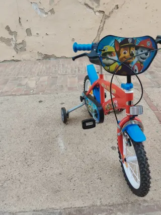 Bici Patrulla Canina Roja 2 usos