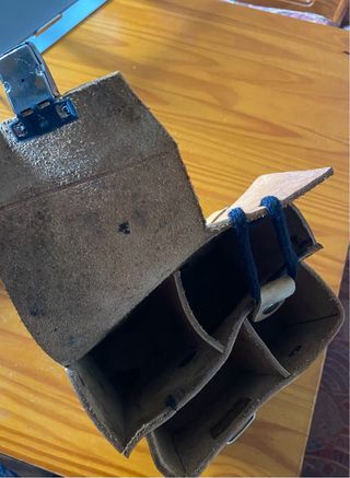 Bolsa de herramientas de cuero