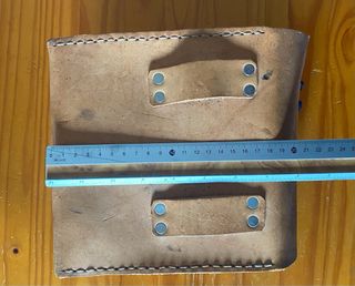 Bolsa de herramientas de cuero