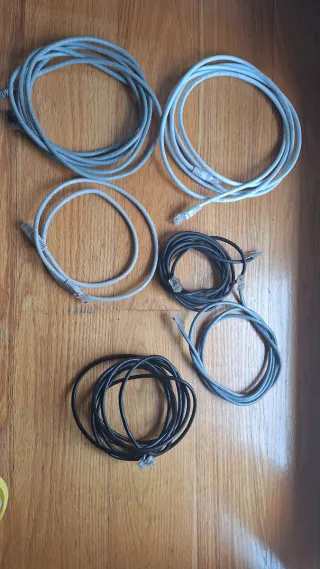 Lote 6 Latiguillos UTP Cat 6 cable internet Rj 45