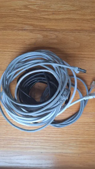 Lote 6 Latiguillos UTP Cat 6 cable internet Rj 45