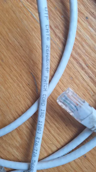 Lote 6 Latiguillos UTP Cat 6 cable internet Rj 45