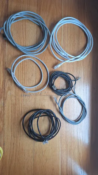 Lote 6 Latiguillos UTP Cat 6 cable internet Rj 45