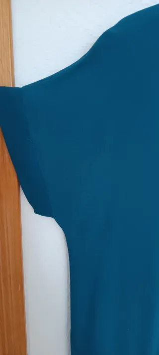 Blusa Mujer Adolfo Domínguez Azul Verdoso talla 38