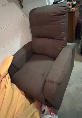 Poltrona reclinabile manuale marrone
