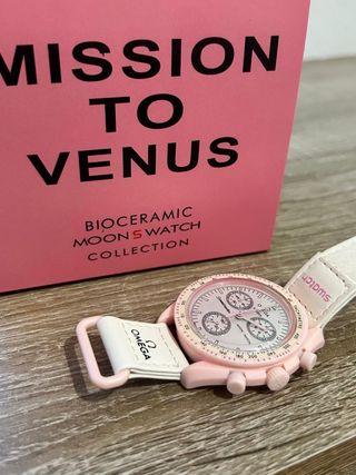 Omega x Swatch Mission to Venus Pink