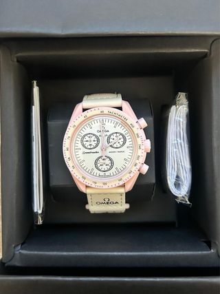 Omega x Swatch Mission to Venus Pink