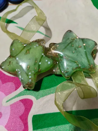 2 Calamite a Stella Verdi Glitter