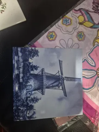 Azulejo pintado a mano molino