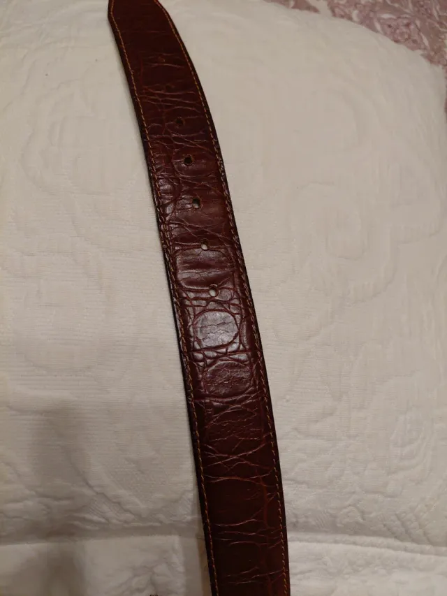 Cinturón de piel Andrews marrón