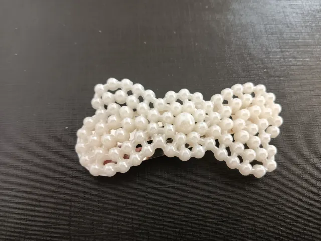 Lote Pinza de pelo perlas.