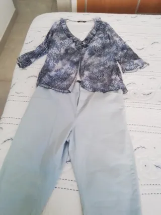 Conjunto Dunnes Blusa y Pantalón
