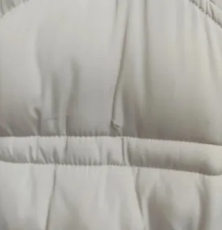 Chaqueta de plumas mujer beige