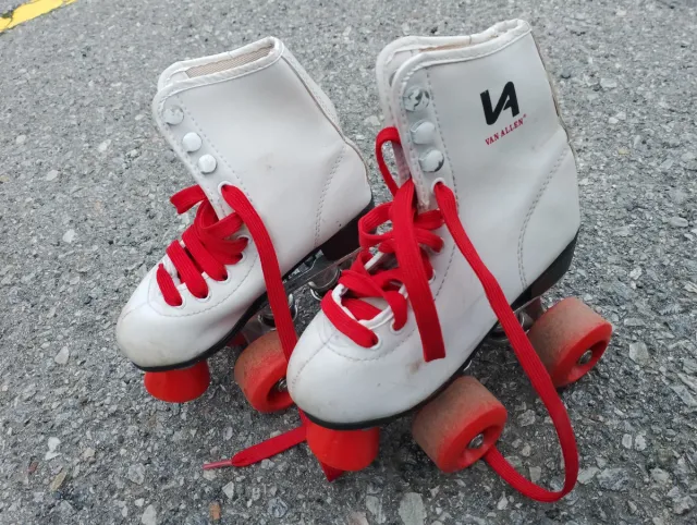 Patines infantiles blancos 4 ruedas