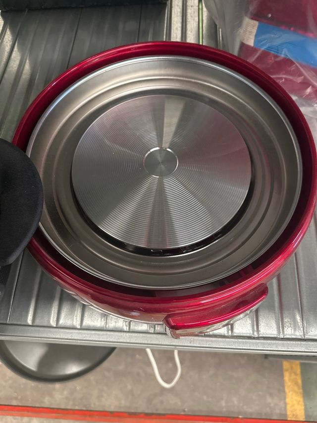 Olla Eléctrica Zuanj Negra y Roja