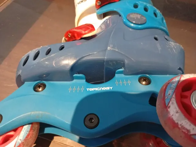 Patines ajustables y protecciones infantiles