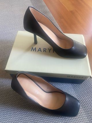 Zapatos de piel negros MaryPaz Talla 38