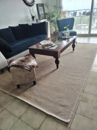 Tappeto soggiorno juta beige