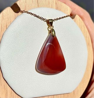 Colgante Agata Botswana Rosa