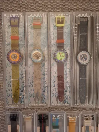 Lotto Swatch Chrono, Scuba, Semplici tutti nuovi.