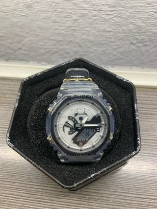 Reloj G-Shock Transparente Gris