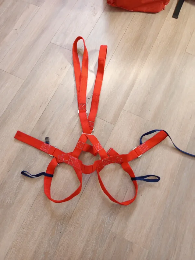 Arnés escalada vintage