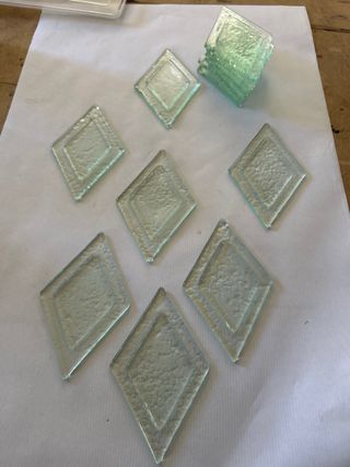 Cristal para vidrieras - rombos