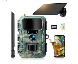 Fototrappola 4G con Pannello Solare