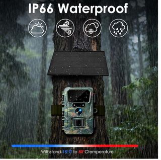 Fototrappola 4G con Pannello Solare