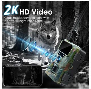 Fototrappola 4G con Pannello Solare