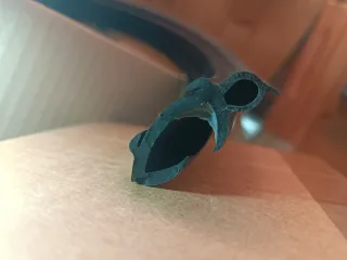 Perfil goma de ventana caravana 30mm