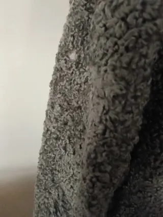 Giacca vintage astrakan anni '60 grigia