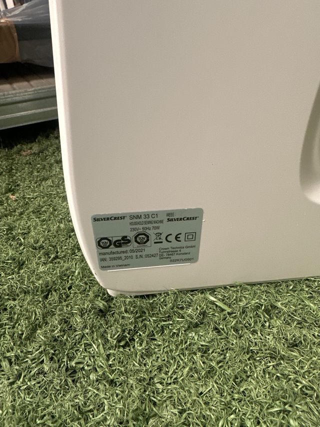 Máquina de coser SilverCrest