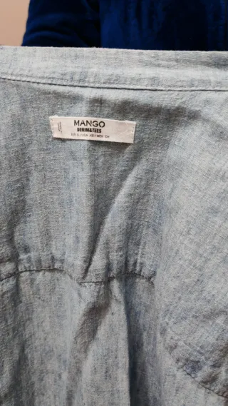 Vestido vaquero Mango Talla S