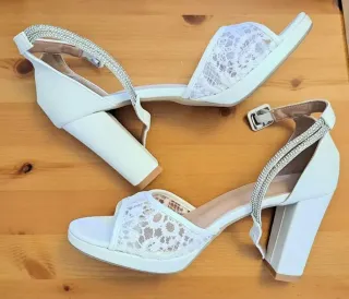 Tacones de Novia de Encaje