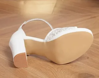 Tacones de Novia de Encaje