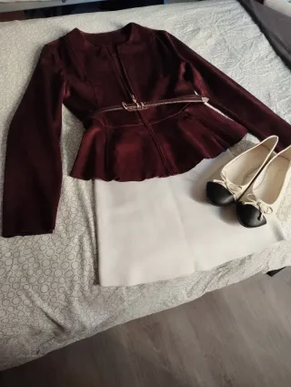 Conjunto chaqueta y bailarinas