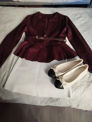 Conjunto chaqueta y bailarinas