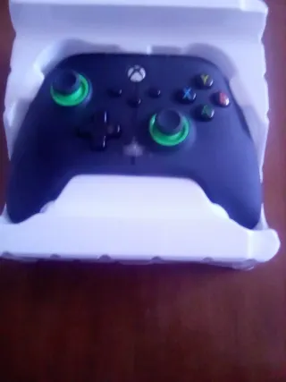 Mando Xbox Microsoft Negro y Verde