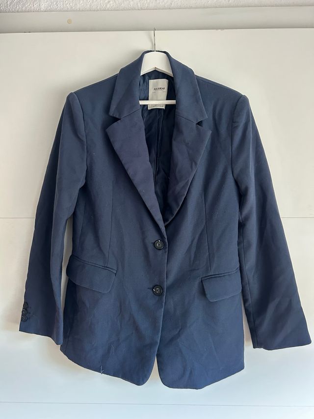 Blazer azul marino Pull&Bear Talla M