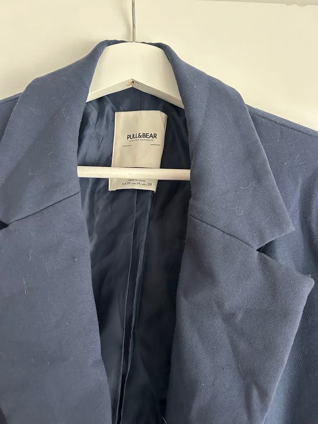 Blazer azul marino Pull&Bear Talla M