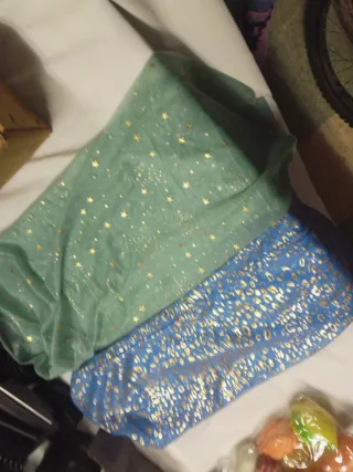 Pañuelo bufanda estampado estrellas y leopardo